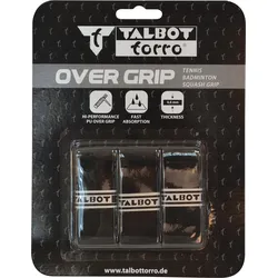 TALBOT/TORRO Griffband OVERGRIP, Universal-Überband, Blistercard 3x black KEINE FARBE