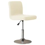 ZZDZW Beige Barhocker Stuhlhussen 2er/4er/6er Set, Stretch Jacquard Bar Stuhlhussen Barhocker-Bezüge Elastische Stuhlhussen Abnehmbare Waschbar,Für Esszimmer Café Esszimmerstuhl Küche