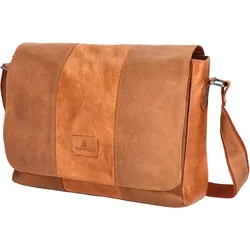 The Skandinavian Brand Leder Messenger  Cognac