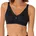 Damen Minimizer-BH N01 ohne Bügel ohne Polsterung Verstellbare Träger 70D Schwarz D 70