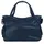Samantha look Henkeltasche SAMANTHA LOOK, Damen, Gr. B/H/T: 33cm x 23cm x 12cm onesize, blau, Leder, leicht glänzend, unifarben, Taschen, echt Leder, Made in Italy