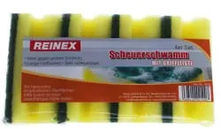 Reinex Scheuerschwamm, mit Griffleiste 2100 , 1 Packung = 4 Stück