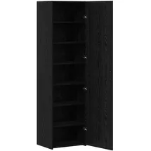 vidaXL Highboard 50 x 42,5 x 185 cm Schwarz