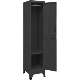 vidaXL Schließfachschrank Anthrazit 38x45x180 cm Stahl