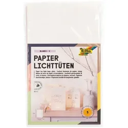 folia Papier-Lichttüten »Blanko S« 5 Stück