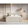 Selsey Cloudy II - Boxspringbett 200x200 cm, mit Bettkästen und Topper, Bouclé Hellbeige - Beige