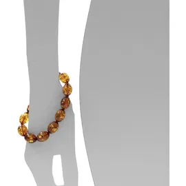 Ostsee-Schmuck Armband Olive braun 19 cm