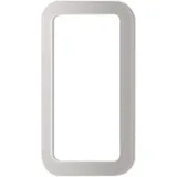 KWS Muschelgriff eckig, selbstklebend für Schiebetüren, Aluminium silber eloxiert