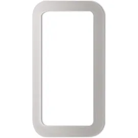 KWS Muschelgriff eckig, selbstklebend für Schiebetüren, Aluminium silber eloxiert