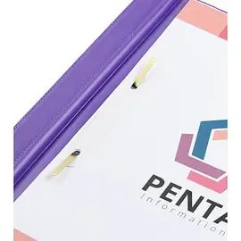 Brunnen Schnellhefter violett DIN A4 überbreit, 1 St.