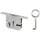 FP Junie Möbeleinsteckschloss 0668 Zierlich 15 mm vernickelt