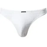Bruno Banani Herren String weiß Mikrofaser/Funktion unifarben, weiß, NOS