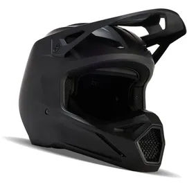 Fox V1 Solid Motocross Helm, schwarz, Größe 2XL für Männer