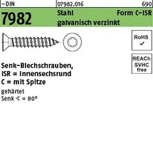 OEM Senkblechschraube DIN 7982 3,5 x 45 500 Stück