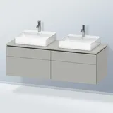 Duravit L-Cube Konsolenwaschtischunterbau wandhängend, inklusive