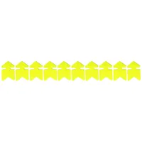 Agipa Symbol-Etiketten "Pfeil", gelb/orange, 160 x 240 mm