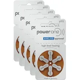 5x VARTA PowerOne 6er Blister Hörgerätebatterien Knopfzelle Typ 312 PR 41 P312 A