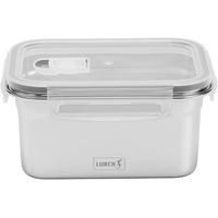 Lurch Lunchbox Safety/Aufbewahrungsbox aus hochwertigem Edelstahl mit BPA-freiem Kunststoffdeckel 1000ml