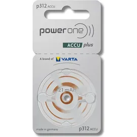 PowerOne Accu Plus Hörgeräteakku P312 2 St.