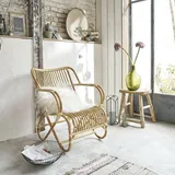 Gemütlicher Sessel aus Rattan