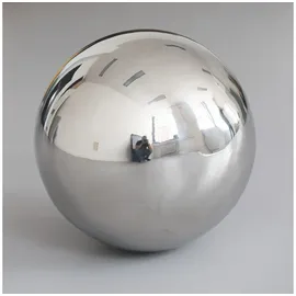 Esschert Design Gazing Globe, groß, silberfarben