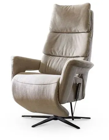 HUKLA Sessel Bordeaux Stoff Beige Ecru Piccolo