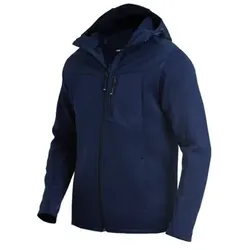 Wetter- und Kälteschutz-Softshelljacke MAXIMILIAN, marineblau, Größe S - blau - S