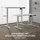 Vinsetto Schreibtisch 140 x 70 cm mit 4 Memory-Voreinstellungen Weiß
