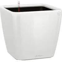 LECHUZA Quadro LS 50 Komplettset 50 x 50 x 47 cm weiß hochglanz