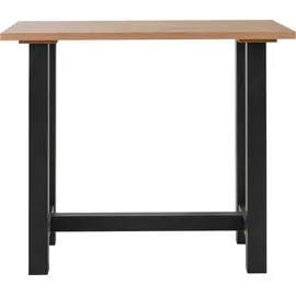 Mäusbacher Bartisch 120 x 70 cm Asteiche Braun/Schwarz