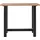 Mäusbacher Bartisch 120 x 70 cm Asteiche Braun/Schwarz
