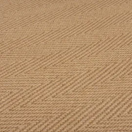 Flair Rugs Kira Juteteppich 60 x 230 cm Schwarz