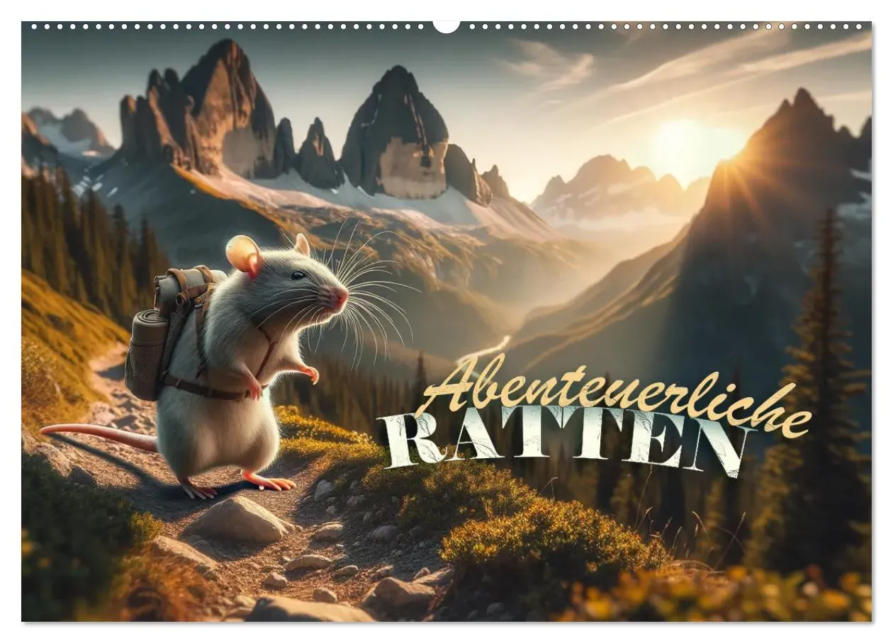 Abenteuerliche Ratten (CALVENDO Wandkalender 2025) - A5