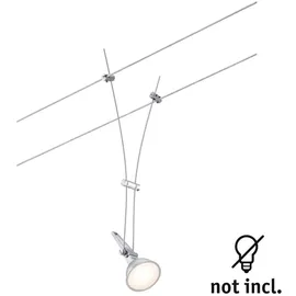Paulmann Niedervolt-Seilsystem-Leuchte GU5,3 Chrom matt