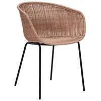 House Doctor Sessel Hapur, Polyrattan, Natur