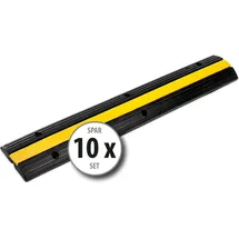 Pronomic Protector 1-100 Kabelbrücke 1-Kammer 10x Set