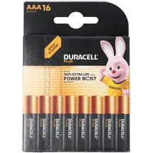 Duracell Plus Power Boost AAA 16 St.