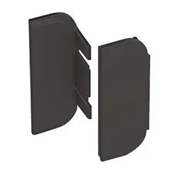 Griffl.-Endk.set, C-Form, Canis C, 9266135, ls/rs, zum Einklemmen, ALU, schwarz
