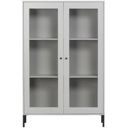 Vitrine Xam Holz Grau