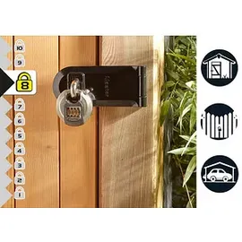 Master Lock Vorhängeschlösser M40EURD silber, 1 St.