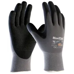 Universalhandschuh K2 1108, Kat. II, natur, Größe 7 - grau/schwarz - 7