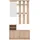 INOSIGN Ravenna Dielenschrank 100 x 29 x 191,5 cm braun