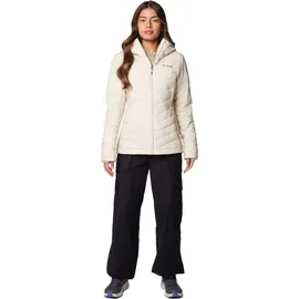 Columbia Joy Peak II Hooded Jacket W 2089041278, Women Jackets, Beige, - Kunstfaserjacke - Damen, Dark Stone L