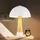 Nowa Tischlampe Pilz Sandfarben