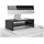 CARO-Möbel Monitorständer SUBIDA Bildschirmaufsatz 42x13x23 cm Schwarz