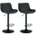 CLP 2er Set Barhocker Minosa I Fußstützen Aus Metall I Höhenverstellbare Gepolsterte Drehstühle