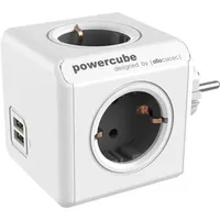 Allocacoc Powercube Original USB grau