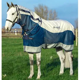 Horseware Rambo Summer Series Regendecke Übergangsdecke Navy/Grey Turnout 0g , Horseware Deckengröße: 160 cm / 7 ́0
