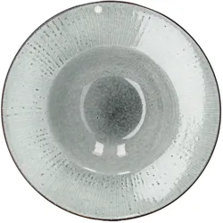 Broste Copenhagen Nordic Sea Pastateller breiter Rand 29cm blau