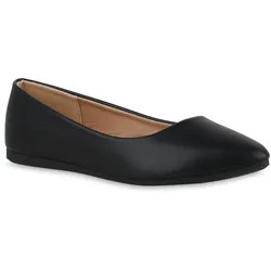 Damen Klassische Ballerinas in Schwarz